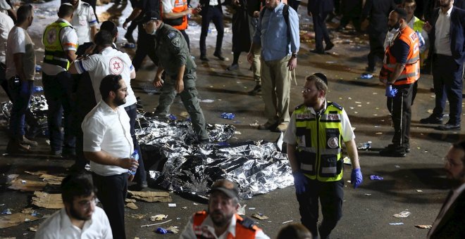 Al menos 45 muertos por una estampida durante una celebración religiosa en Israel