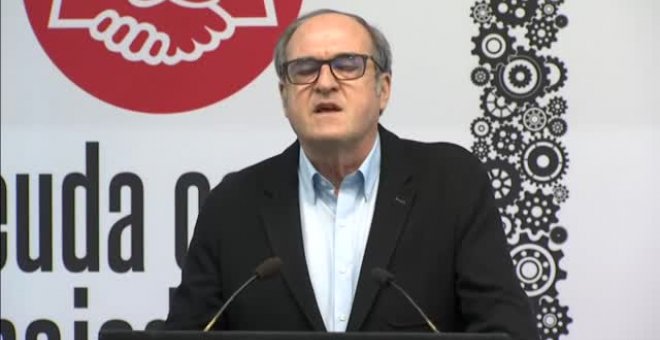 Gabilondo anima a votar frente a la "precariedad" que genera la "derecha a la madrileña"