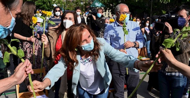 Mónica García pone el broche a la campaña pidiendo llenar las urnas el 4 de mayo para "poner a latir Madrid de nuevo"