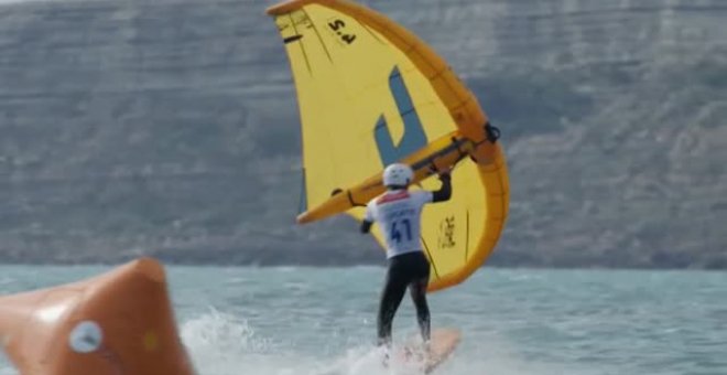 El wingfoil, una nueva modalidad de surf que será olímpica