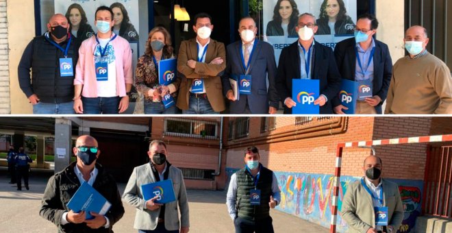Medio centenar de cargos del PP de Castilla-La Mancha se saltaron el cierre perimetral por las elecciones de Madrid