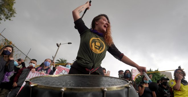 Las protestas contra la brutalidad policial en Colombia, en imágenes