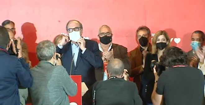 El PSOE analiza esta tarde los resultados en Madrid, Gabilondo no abandona