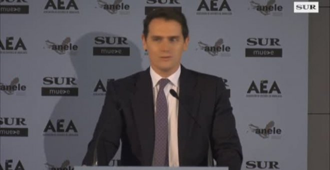 Albert Rivera: "Lo último que puede hacer uno en le vida es añorase a sí mismo"