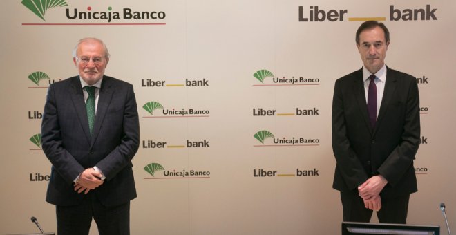 Unicaja y Liberbank notifican su fusión a la CNMC