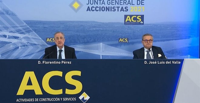 Florentino Pérez gana 6 millones de euros en 2021 como presidente de ACS, un 1% más
