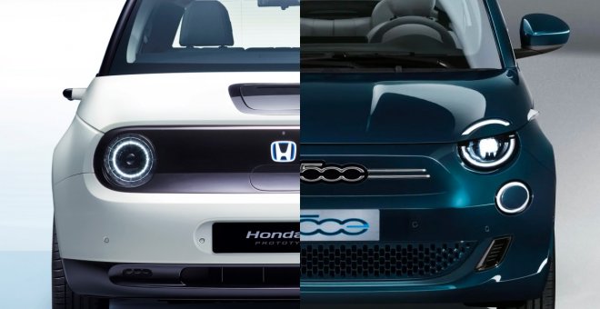 FIAT 500 y Honda e: dos coches eléctricos similares, pero uno triunfa y el otro es un "fracaso"