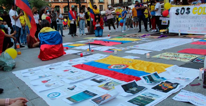 "Lejos, pero no indiferentes": la condena a la represión en Colombia se escucha a ocho mil kilómetros de distancia