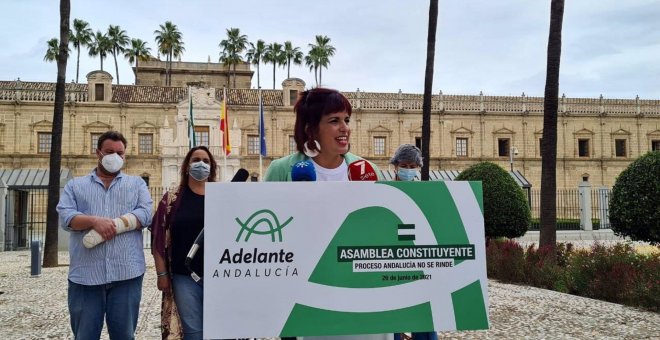 Teresa Rodríguez anuncia la "refundación" de Adelante Andalucía como fuerza de "obediencia andaluza"