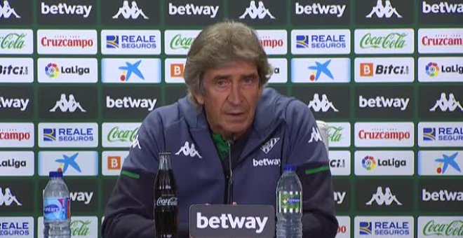 Pellegrini: "Borja Iglesias ha aparecido cuando el equipo más lo necesitaba"