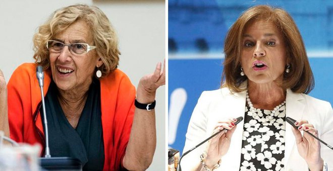 Ana Botella y Manuela Carmena, dos alcaldesas con "medallas de honor" y legados en las antípodas