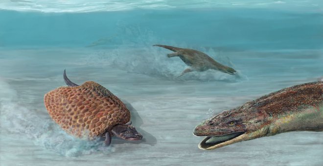 Un viaje al Triásico ibérico en busca de enormes reptiles marinos