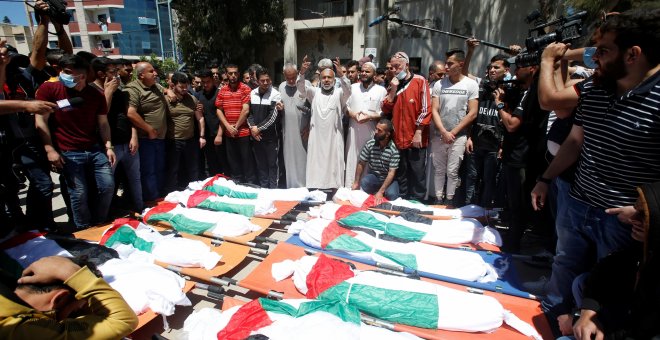 Israel asesina a ocho niños palestinos de una misma familia en un bombardeo a varios hogares