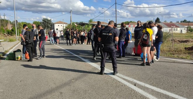 La Policía frustra la creación de un centro social okupado autogestionado en Aluche