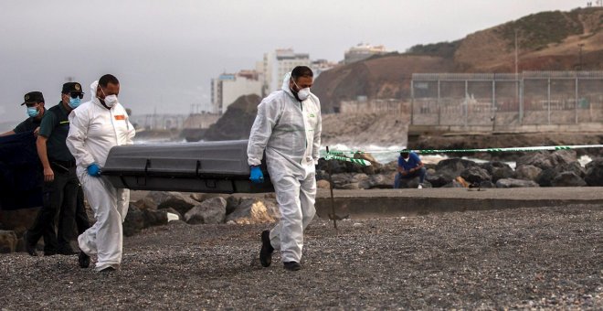 La Guardia Civil halla un cadáver cerca de la playa ceutí de El Tarajal
