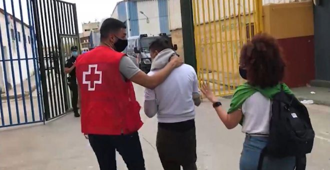 "¡Marruecos no!": este menor refleja el drama de las devoluciones en Ceuta
