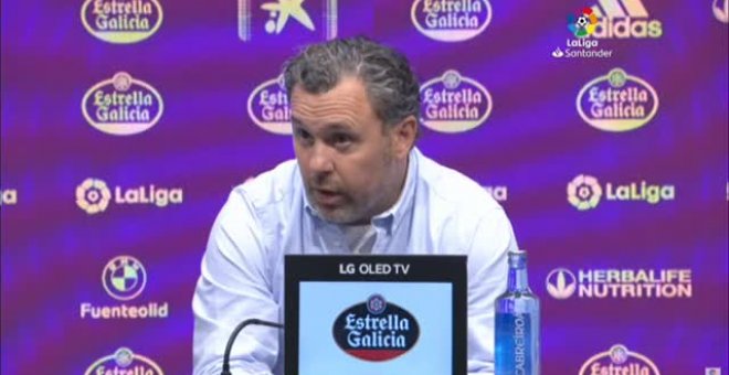 El entrenador del Valladolid: "Todos somos culpables del descenso"