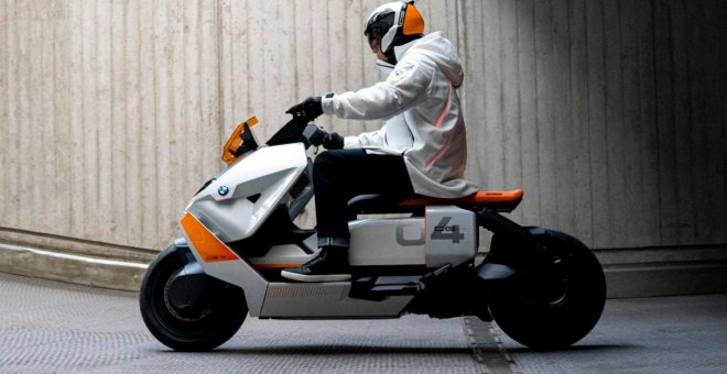 El scooter eléctrico futurista de BMW cazado durante unas pruebas en plena calle