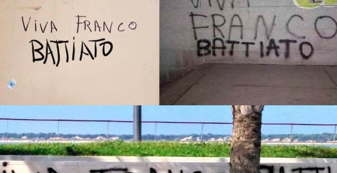 Viva Franco (Battiato): los italianos descubren el "bellissimo" troleo antifascista a los grafitis franquistas de España