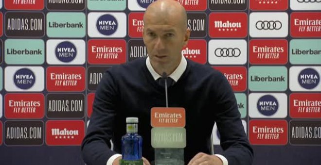 Zidane, sobre su futuro al frente del Real Madrid: "Con tiempo y con calma, lo veremos"