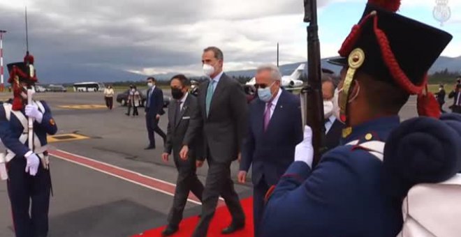 Felipe VI llega a Ecuador para asistir a la toma de posesión de Guillermo Lasso