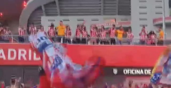 Las aglomeraciones empañan la victoria del Atleti