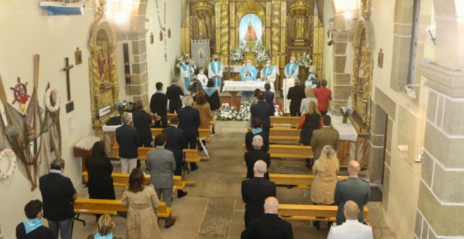 Santander honra a la Virgen del Mar confiando en que sea su última celebración sin procesión ni romería