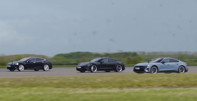 La carrera eléctrica definitiva: Audi RS e-tron GT vs Porsche Taycan vs Tesla Model S