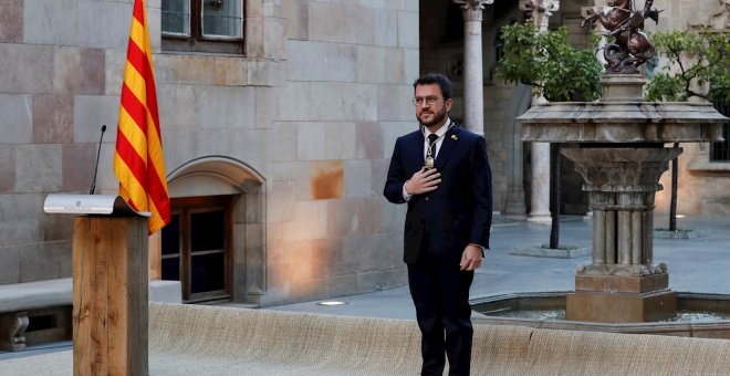 Aragonés toma posesión del cargo de presidente de la Generalitat: "Empieza una nueva etapa"