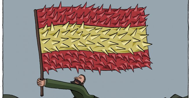 La bandera de VOX