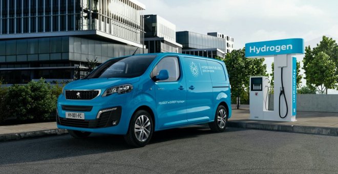 Peugeot presenta su primera furgoneta eléctrica de hidrógeno, la e-Expert Hydrogen