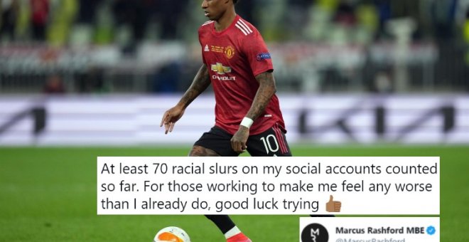 Marcus Rashford denuncia insultos racistas tras perder la Europa League ante el Villarreal