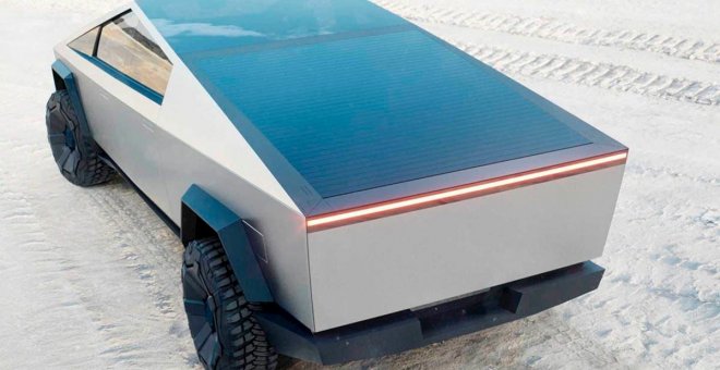 Tesla Cybertruck por dentro y por fuera: así son su interfaz de usuario y la cubierta fotovoltaica