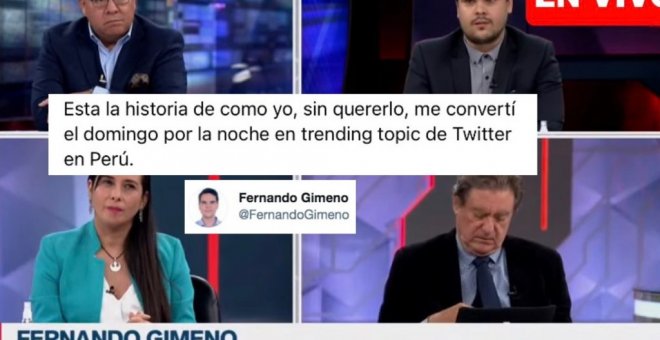 La historia de cómo un periodista valenciano se convirtió en 'trending topic' en Perú en plena campaña electoral