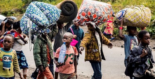 Evacuadas 400.000 personas en Goma ante el riesgo de una nueva erupción del volcán Nyiragongo