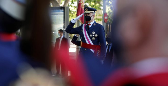 Felipe VI fue vacunado este sábado en el Wizink Center de Madrid