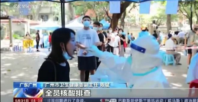 China informa de un aumento de casos locales de coronavirus en la ciudad de Guangzhou