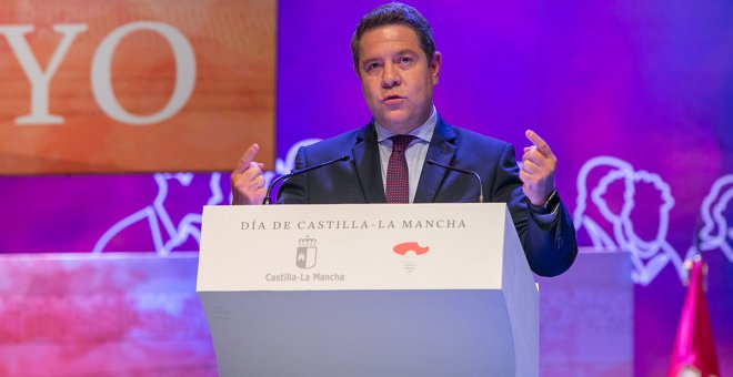 García-Page: "Lo que importa es España y no me voy a callar nunca frente a quienes la amenacen"