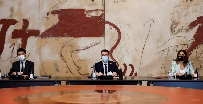 Aragonès blinda el Govern en el debate sobre los indultos y prevé una fluida interlocución con La Moncloa