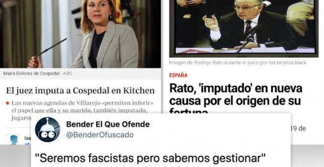 Cospedal y su marido imputados y Rato, al banquillo: ¡RÁPIDO, AL VENEZUELAMÓVIL!"