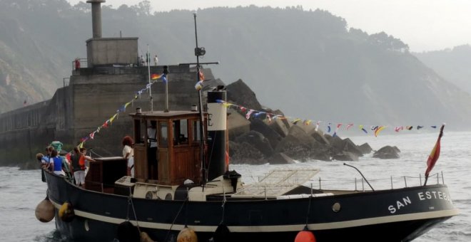 La población de San Esteban pide que 'El Vaporín' vuelva a sus aguas