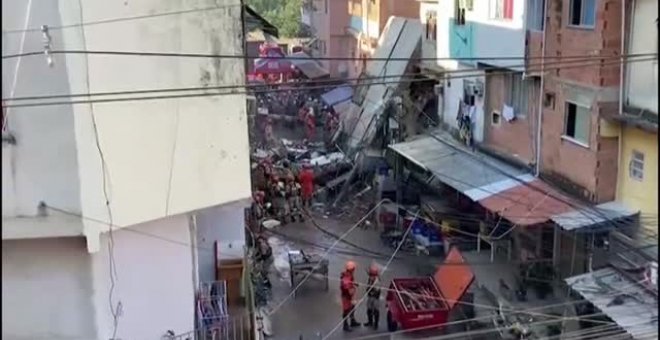 Tragedia en una favela de Rio de Janeiro