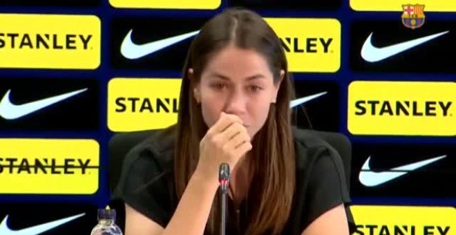 Emotivo adiós de la capitana del Barça, Vicky Losada