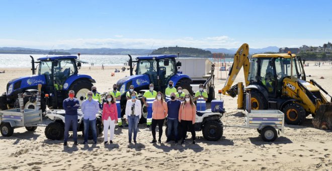 Comienza la temporada de playas con los servicios de salvamento y limpieza, a los que se sumarán el control de accesos y aforos