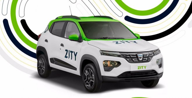 El nuevo coche eléctrico Dacia Spring se incorporará a la flota de Zity en Madrid
