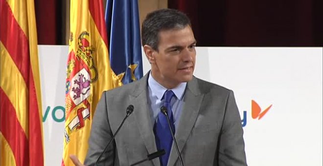 Sánchez pide "no buscar revanchas" y Aragonès reconoce "que se han dado pasos adelante"