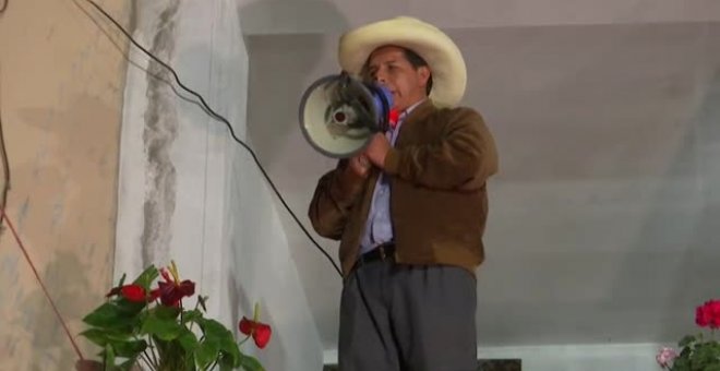 Pedro Castillo adelanta a Keiko Fujimori en el recuento electoral de las elecciones en Perú