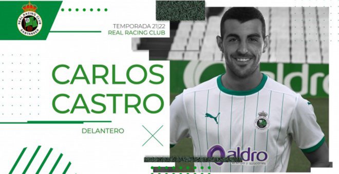 Carlos Castro, tercera incorporación del Racing 2021/22