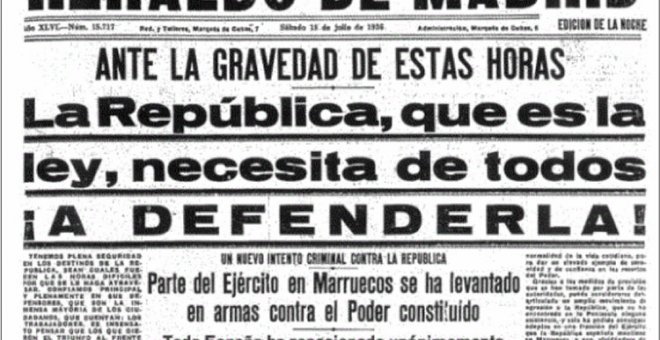 ¿Se rebeló el ejército español contra el gobierno legítimo de la II República?