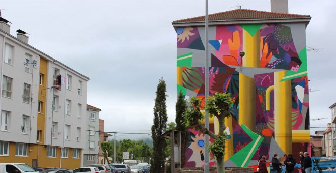 El Ayuntamiento incorpora un gran mural de Digo Diego para su Galería Vertical